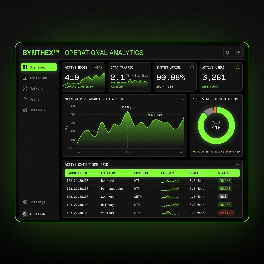 Futuristic Dashboard